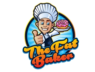 The Fat Baker logo design by DreamLogoDesign