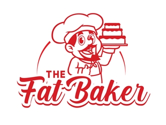 The Fat Baker logo design by DreamLogoDesign