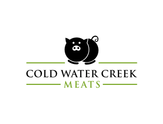 Cold Water Creek Meats logo design by mbamboex