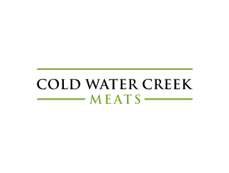 Cold Water Creek Meats logo design by mbamboex