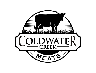 Cold Water Creek Meats logo design by haze