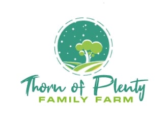 Thorn of Plenty Family Farm Logo Design - 48hourslogo