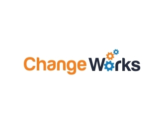 Change Works  logo design by dibyo