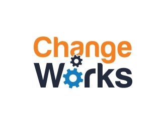 Change Works  logo design by dibyo