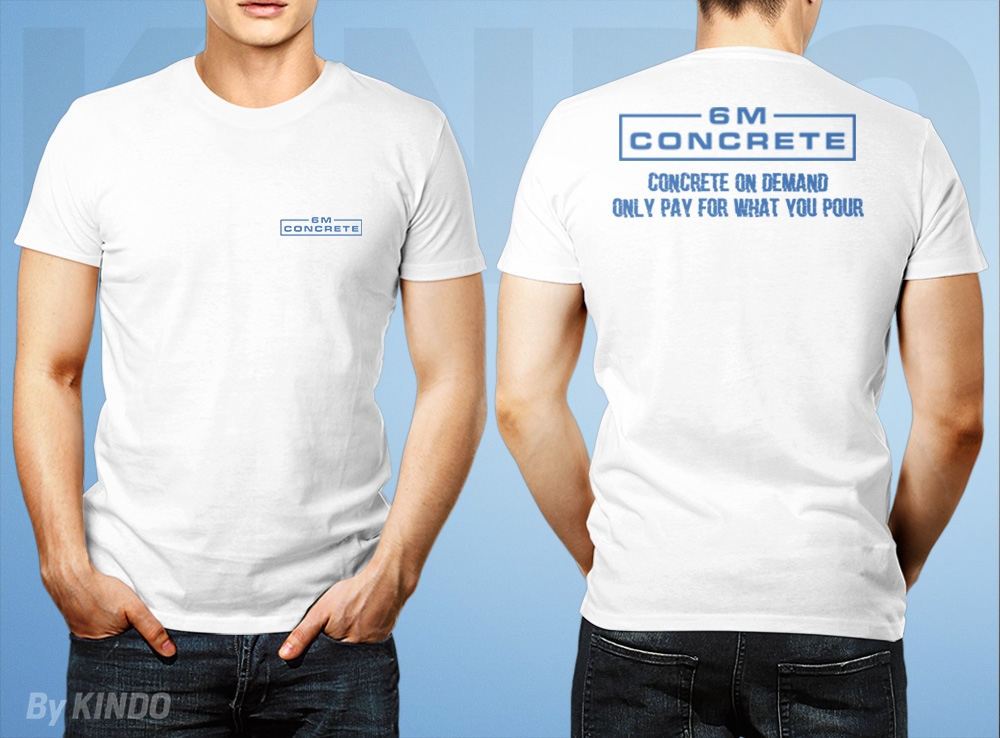 6M Concrete logo design by Kindo