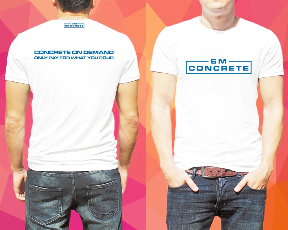 6M Concrete logo design by Boomstudioz