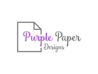 Purple Paper Designs logo design by dibyo