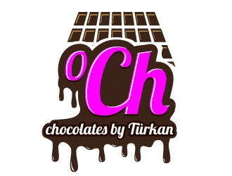 °Ch - (chocolates by Türkan) logo design by Suvendu