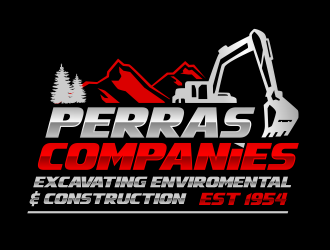 Perras Companies logo design by Gopil