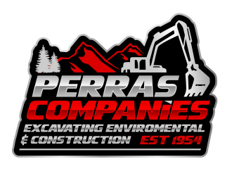 Perras Companies logo design by Gopil