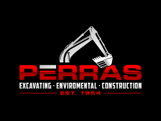 Perras Companies logo design by lexipej