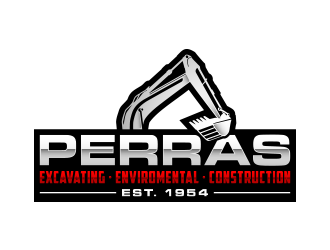 Perras Companies logo design by lexipej