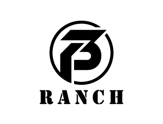 P 3 Ranch logo design by denfransko