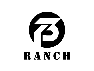 P 3 Ranch logo design by denfransko