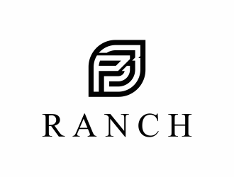 P 3 Ranch logo design by Renaker