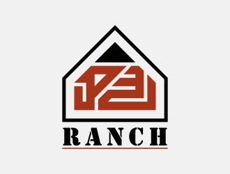 P 3 Ranch logo design by Renaker