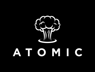 atomic logo design by kurnia