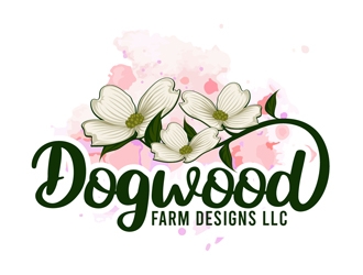 Dogwood Farm Designs LLC logo design by DreamLogoDesign