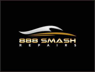 888 Smash Repairs logo design by Greenlight