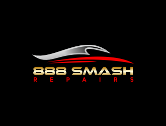 888 Smash Repairs logo design by Greenlight