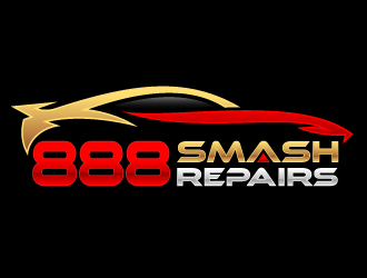 888 Smash Repairs logo design by kgcreative