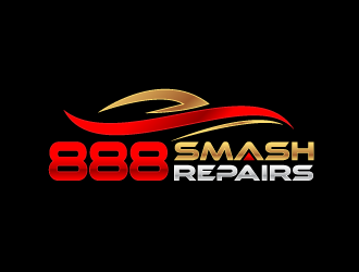 888 Smash Repairs logo design by kgcreative