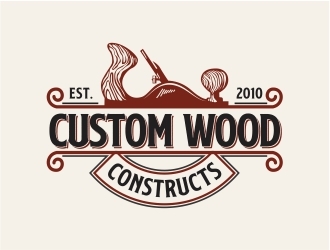 Custom Wood Constructs logo design by Alfatih05