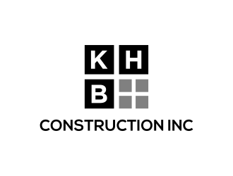 KHB Construction or Kitchen   Home   Bath inc  logo design by menanagan