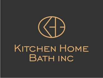 KHB Construction or Kitchen   Home   Bath inc  logo design by Zinogre