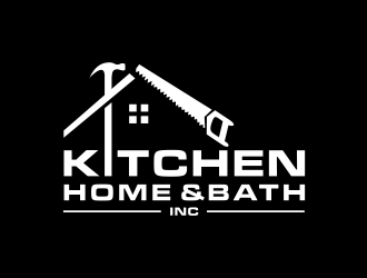 KHB Construction or Kitchen   Home   Bath inc  logo design by scolessi