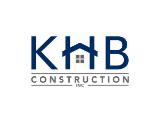 KHB Construction or Kitchen   Home   Bath inc  logo design by ingepro