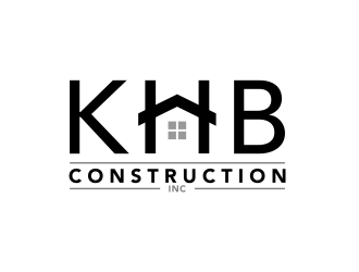 KHB Construction or Kitchen   Home   Bath inc  logo design by ingepro