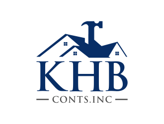 KHB Construction or Kitchen   Home   Bath inc  logo design by haidar