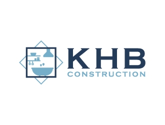 KHB Construction or Kitchen   Home   Bath inc  logo design by akilis13