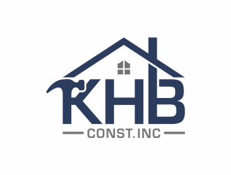 KHB Construction or Kitchen   Home   Bath inc  logo design by aflah