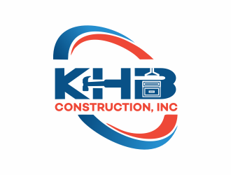 KHB Construction or Kitchen   Home   Bath inc  logo design by Mahrein