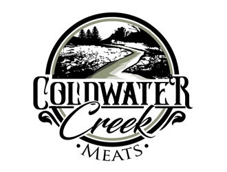 Cold Water Creek Meats logo design by DreamLogoDesign