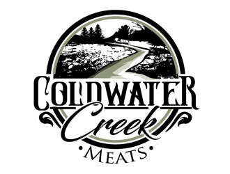 Cold Water Creek Meats logo design by DreamLogoDesign