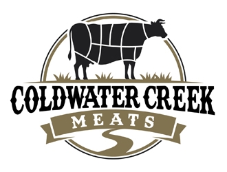 Cold Water Creek Meats logo design by DreamLogoDesign