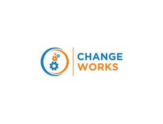 Change Works  logo design by alby