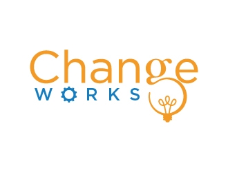 Change Works  logo design by cybil