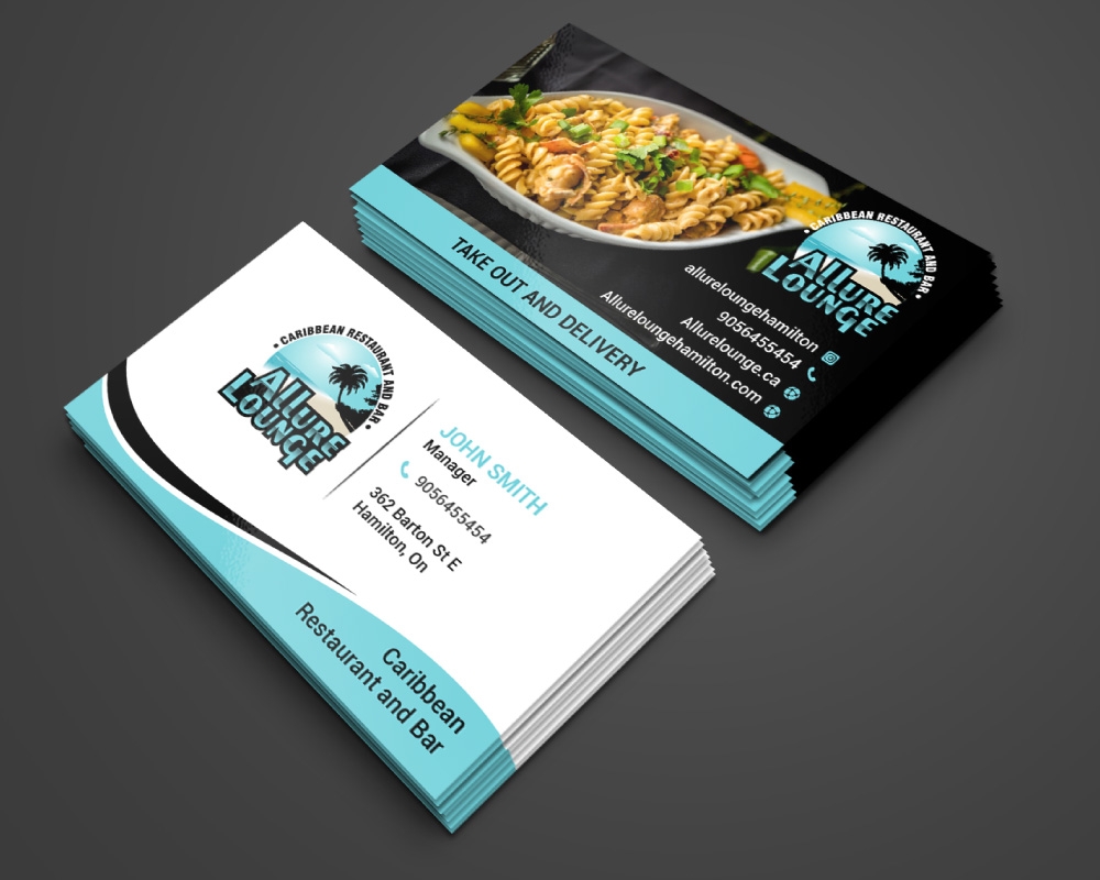 ALLURE LOUNGE (CARIBBEAN SEAFOOD RESTAURANT AND BAR) logo design by Boomstudioz