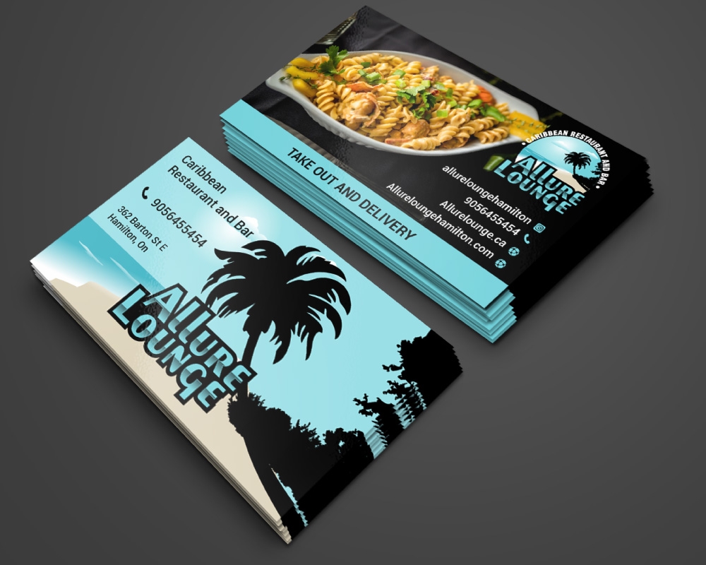 ALLURE LOUNGE (CARIBBEAN SEAFOOD RESTAURANT AND BAR) logo design by Boomstudioz