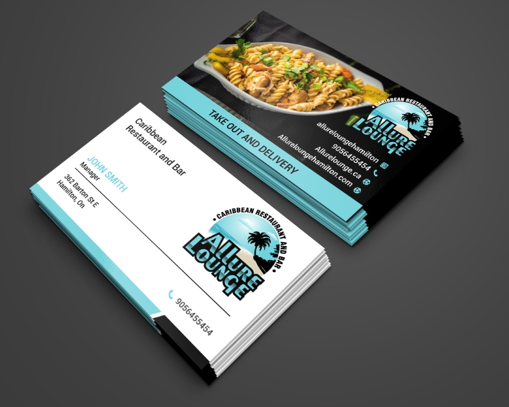 ALLURE LOUNGE (CARIBBEAN SEAFOOD RESTAURANT AND BAR) logo design by Boomstudioz