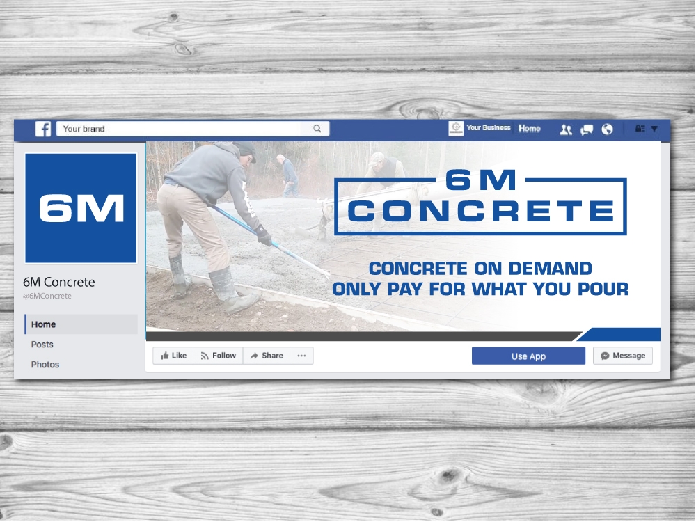 6M Concrete logo design by jaize