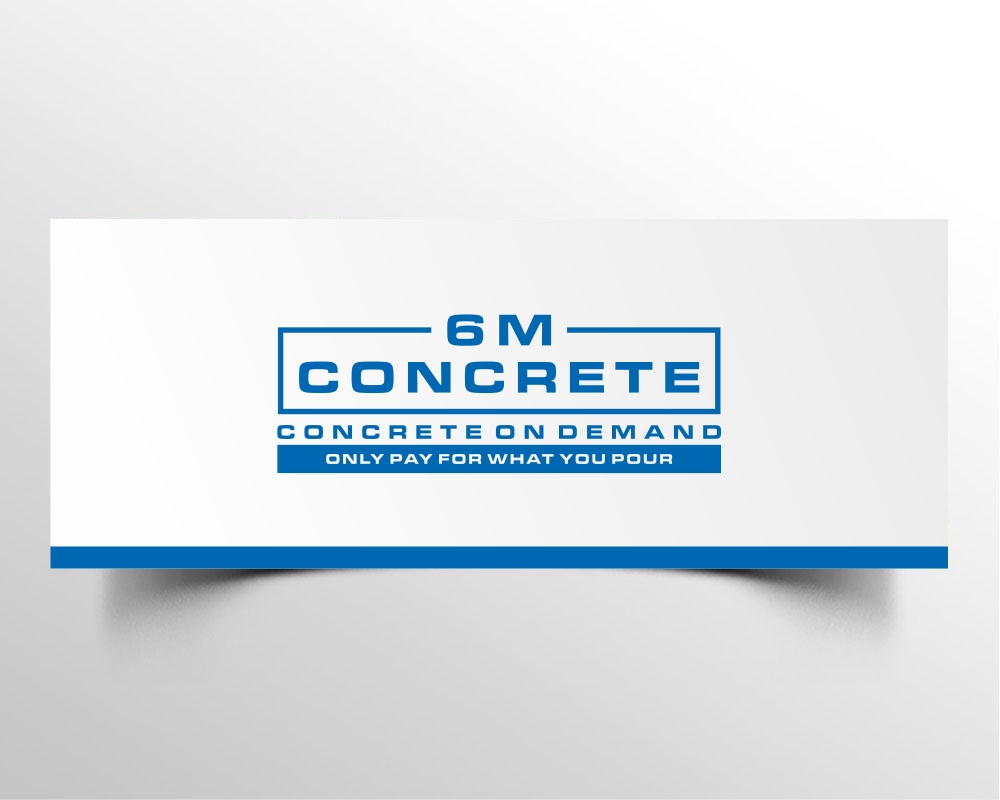 6M Concrete logo design by zizze23