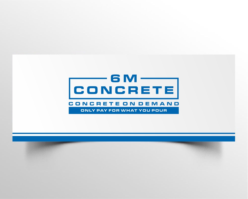 6M Concrete logo design by zizze23