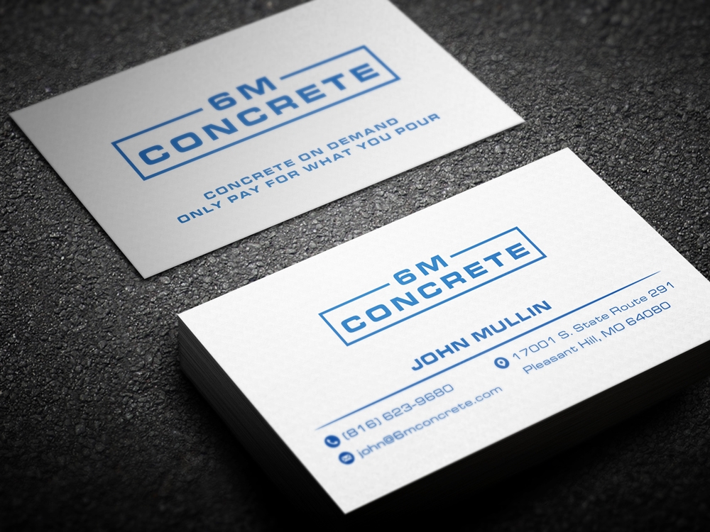 6M Concrete logo design by KHAI