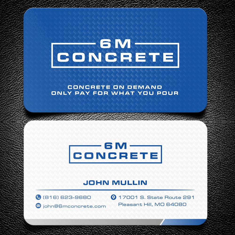 6M Concrete logo design by KHAI