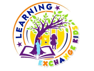 Learning Exchange Kids logo design by Suvendu